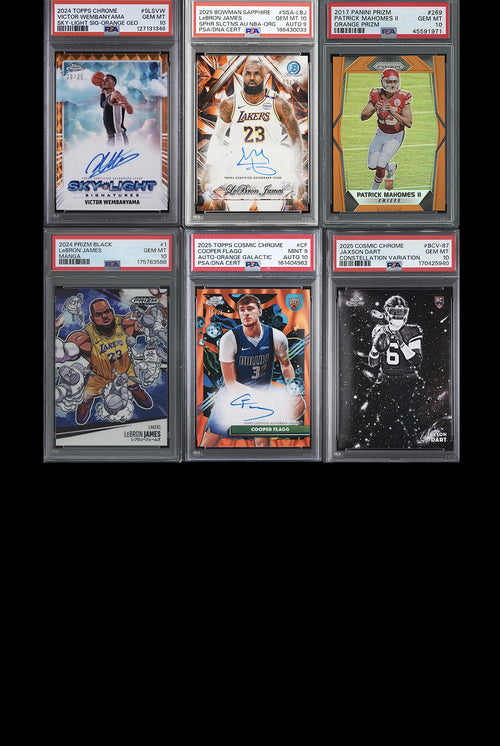 Hollow Gems Multi Sport Pack 1-2 Guaranteed Graded Cards Per Sealed Pack *Halloween Exclusive*