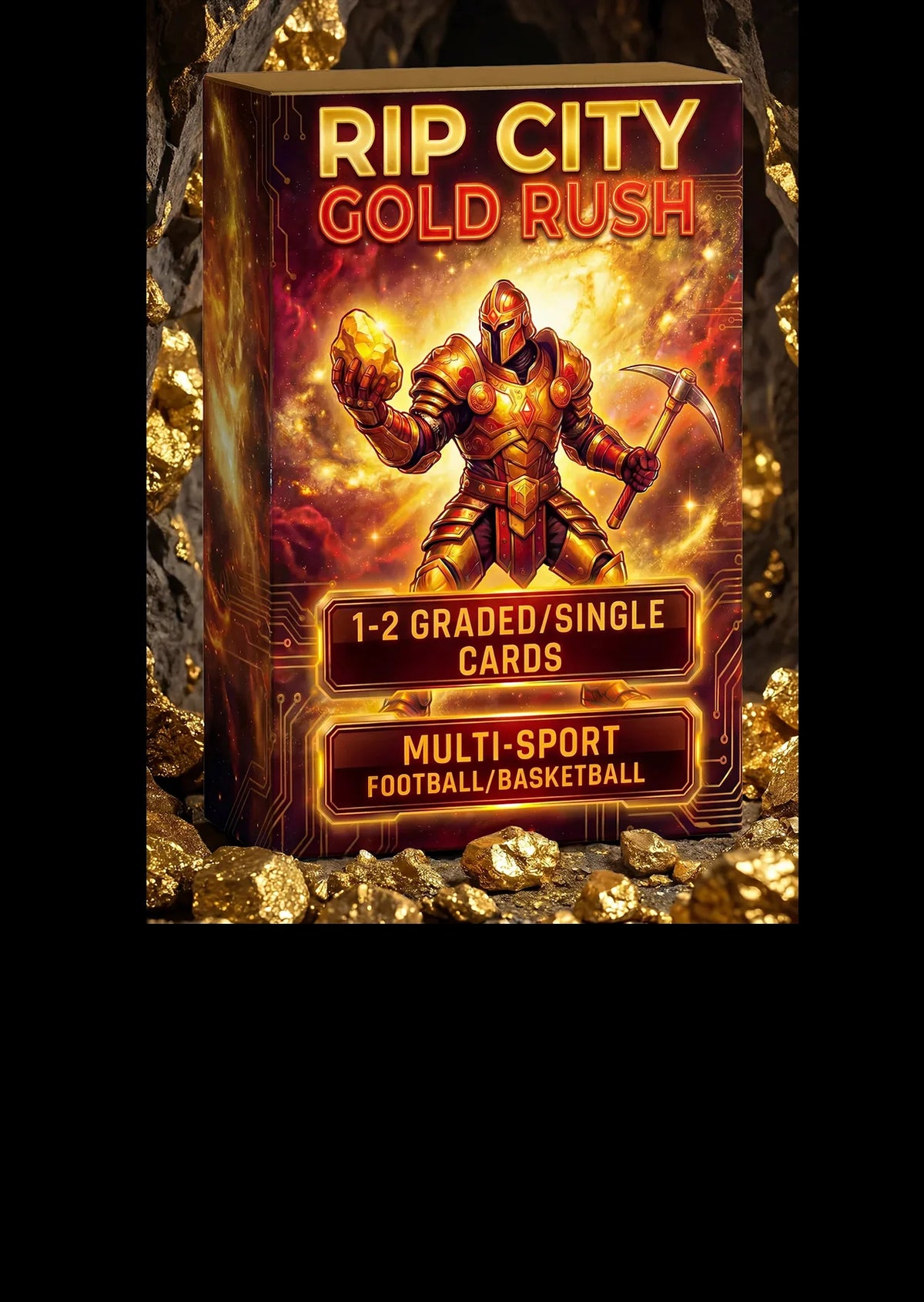 Gold Rush Multi Sport Pack 1-2 Guaranteed Graded/Single Cards Per Sealed Pack